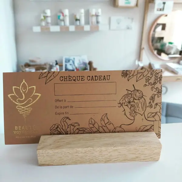 Cheque cadeau Beauté Voyageuse
